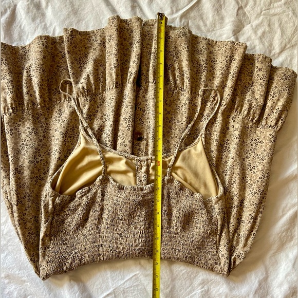 GUC Jopna Sz-XL Spaghetti Strap, Pocket, Floral, Dancing Dress- 10 Real Buttons - Picture 13 of 16